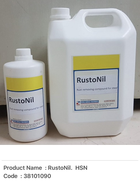 RustoNil Rust Removing Compound For Steel - Industrial Maintenance Chemical  Supplier In Saudi Arabia